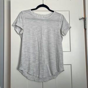 Lululemon Grey & White Tee